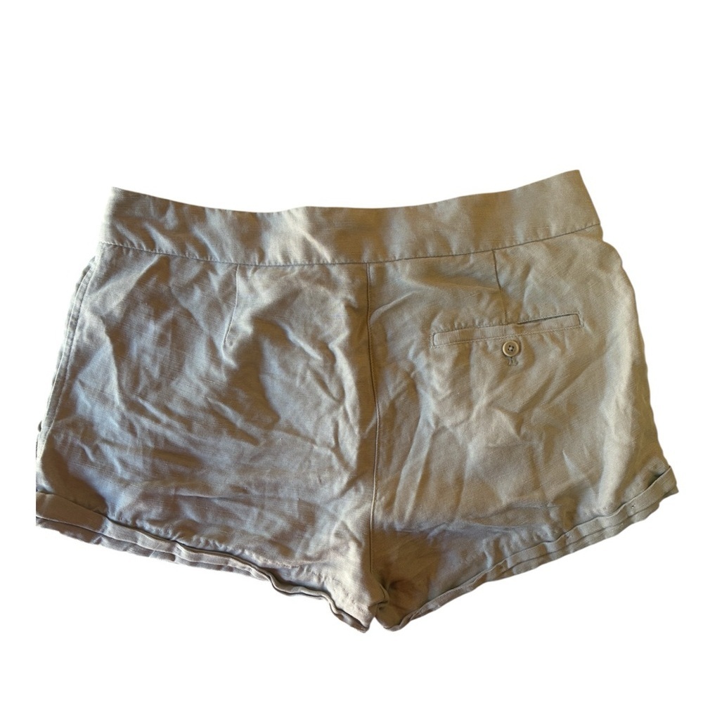 ARITZIA Wilfred Allegra Short, Size 4, Linen/Lyocell Blend, Silk Tie - Picture 3 of 9